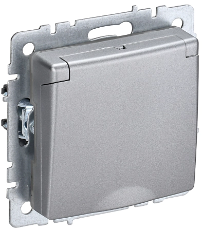 BRITE Роз. с з/к/ш с кр. 16А IP20 РСбш10-3-БрА алюм. IEK BR-R16-16-K47