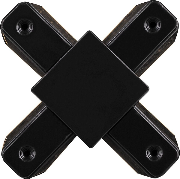 Коннектор Х-образный для шинопровода (черный) LD1002 для CAB1003 и CAB1005  10331 в каталоге ЮгКабель