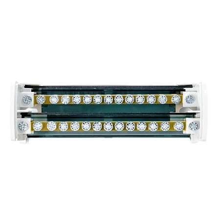 Шина "N" нулевая на DIN-рейку в корпусе 2х15групп (кросс-модуль) EKF PROxima125А sn0-2x15 - купить по низкой цене в Краснодаре | ЮгКабель