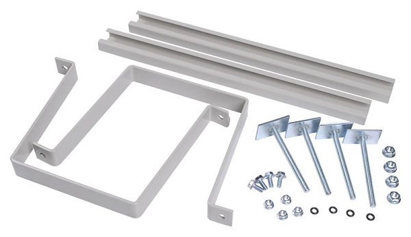 Комплект крепления металлокорпуса к столбу скобой YKK-0-126 в каталоге ЮгКабель