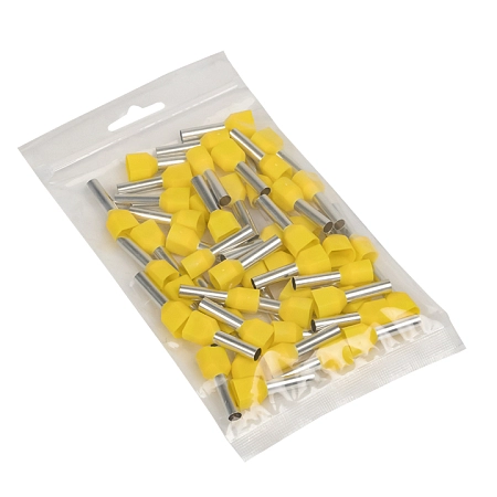 Наконечник НШВИ2  6 длина втулки/гильзы 18мм с изолир.фланцем, желтый (50 шт) EKF PROxima nhvi2-6.0-18 - купить по низкой цене в Краснодаре | ЮгКабель