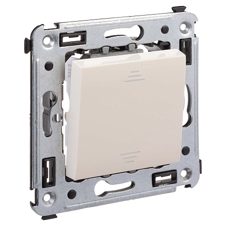 Переключатель одноклавишный в стену, "Avanti", "Ванильная дымка" 4405113 в наличии по выгодной цене. Краснодар. ЮГКАБЕЛЬ.