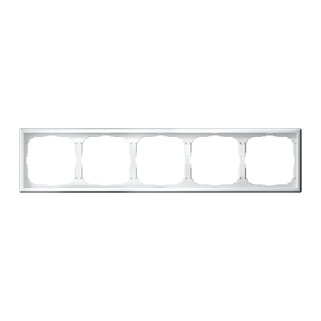 Рамка 5-местная универсальная белый ARTGALLERY GAL000105
