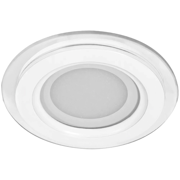 Светильник светодиодный (встраив.) 12W/175-260V 4000K 960Лм IP20 белый (AL2110) d160 стекло 27851 в каталоге ЮгКабель