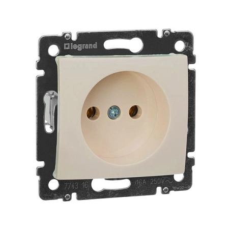 Розетка СП 1-м  механизм (сл. кость) Valena 774316 в наличии по выгодной цене. Краснодар. ЮГКАБЕЛЬ.