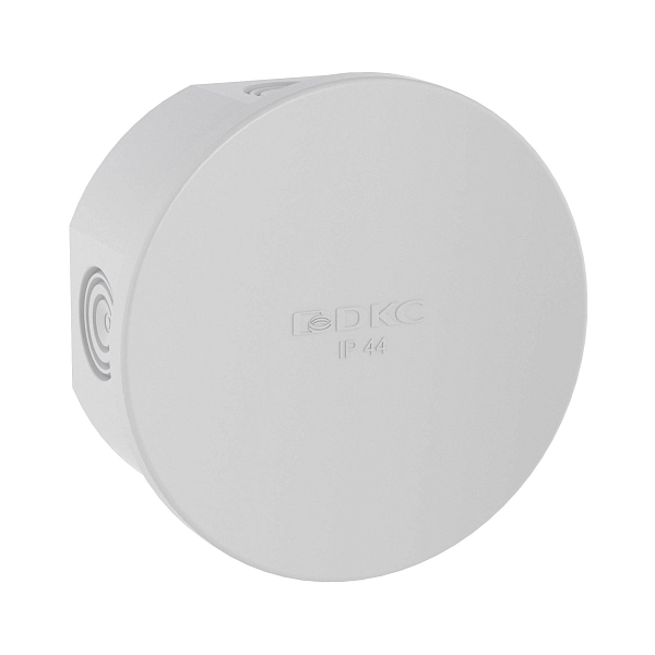 Коробка монтажная ОП 80х40 с 4 вводами IP44 (серый) 53600 в каталоге ЮгКабель