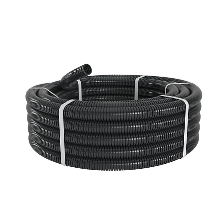 Труба ПА 6 гофр., HF, DN36мм, RoHS, HB, Dвн 36,3 мм, Dнар 42,5 мм, цвет чёрный, без протяжки PA603643HB - купить по низкой цене в Краснодаре | ЮгКабель