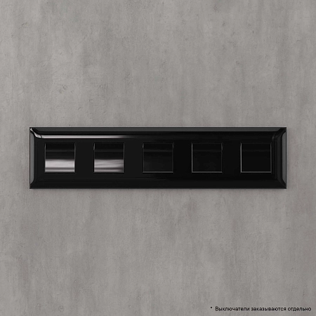 Рамка ARTLEBEDEV, "Avanti", "Черный квадрат", 10 модулей 4402900 в наличии по выгодной цене. Краснодар. ЮГКАБЕЛЬ.