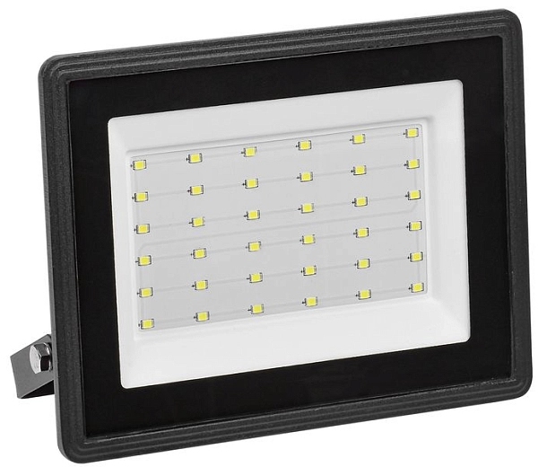 Прожектор светодиодный 50W/220-240V 4000К 4000Лм IP65 (СДО06-50) 168х152х23 черный LPDO601-50-40-K02 Прожектор светодиодный 50W/220-240V 4000К 4000Лм IP65 (СДО06-50) 168х152х23 черный LPDO601-50-40-K02 в каталоге ЮгКабель