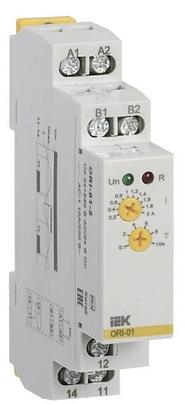 Реле тока ORI 24-240В AC/DC 0,2-2А, 0,1-10 сек ORI-01-2