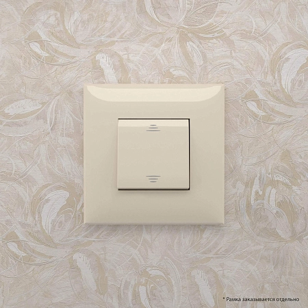 Выключатель одноклавишный в стену, "Avanti", "Ванильная дымка" 4405103 в наличии по выгодной цене. Краснодар. ЮГКАБЕЛЬ.