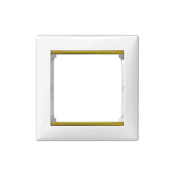 Рамка 1-местная (бел/желт.опал) Valena  774481 в каталоге ЮгКабель