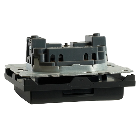 Розетка СП 1-м без з/к с крышкой с шторк. механизм IP42 (черный уголь) soft touch Эмили RST16-5113-0 49852 в наличии по выгодной цене. Краснодар. ЮГКАБЕЛЬ.