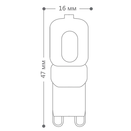 Лампа светодиод. LED  5W 4000К 420Лм G9 30т.ч.220V (47х16) (аналог 40W) LB-430 25637 - купить по низкой цене в Краснодаре | ЮгКабель