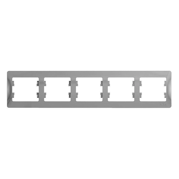 Рамка 5-постовая (алюм) Glossa  GSL000305 в каталоге ЮгКабель