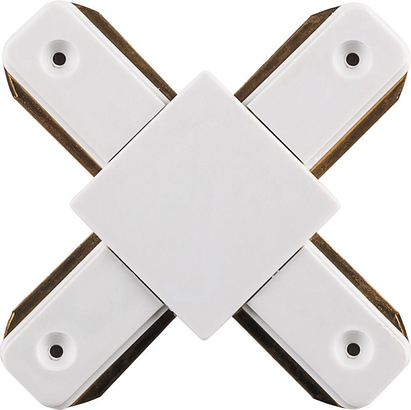 Коннектор Х-образный для шинопровода (белый) LD1002 для CAB1003 и CAB1005  10330 в каталоге ЮгКабель