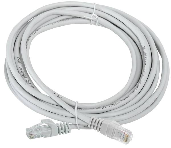 Патч-корд UTP 4р cat.5е PVC (10,0м) серый PC01-C5EU-10M-G Патч-корд UTP 4р cat.5е PVC (10,0м) серый PC01-C5EU-10M-G в каталоге ЮгКабель
