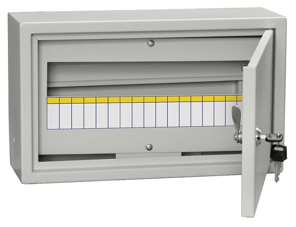 Щит настен. 18 мод. (265х440х120) IP31 ЩРН-18 серый TITAN 3 MKM14-N-18-31-Z в каталоге ЮгКабель