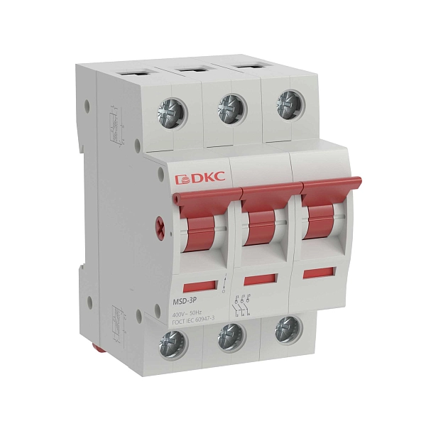 Выключатель нагрузки модульный YON max типа MSD, 3 полюса, 40А MSD-3P40 Выключатель нагрузки модульный YON max типа MSD, 3 полюса, 40А MSD-3P40 в каталоге ЮгКабель