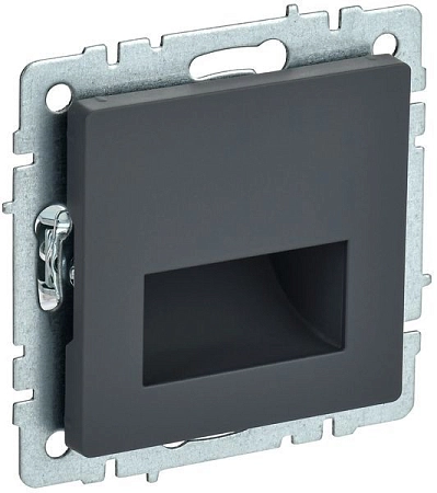 BRITE Подсветка LED встраиваемая ПЛ20-БрГ граф. IEK BR-FL20-K53