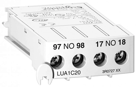 Доп. конт. готовн. 1НО 1НО с клемником  LUA1C20