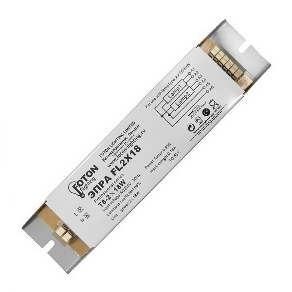 ЭПРА 2х18Вт Т8/G13 (180х40х30) (FL, S154) 603999 в каталоге ЮгКабель