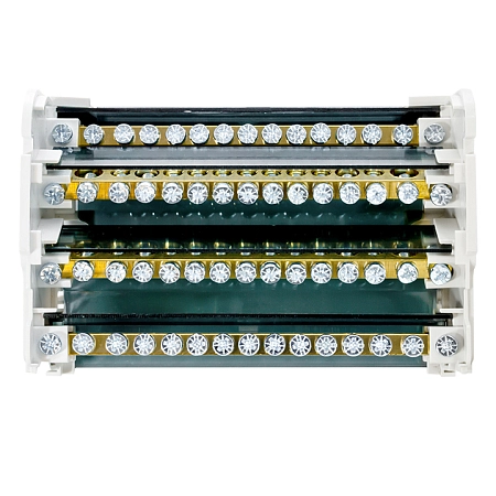 Шина "N" нулевая на DIN-рейку в корпусе 4х15групп (кросс-модуль) EKF PROxima125А sn0-4x15 - купить по низкой цене в Краснодаре | ЮгКабель