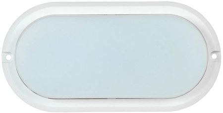 Светильник светодиодный   8W 4000К 530Лм IP54 200-240V (белый овал) ДПО 4011 (185х95х40) LDPO0-4011-8-4000-K01