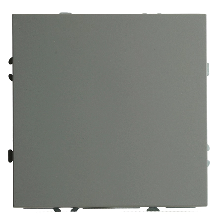 Переключатель СП 1-м механизм (платиново-серый) soft touch Эмили RSW10-5105-10 49945