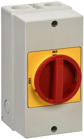 Переключатель кулачковый ПКП10-13/K 10 А "откл-вкл" 3Р/400 В IP54 BCS33-010-1