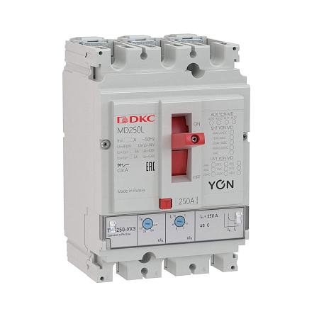 Авт. выкл. YON MD250F-TM032 3P 32А 50kA Ir 0.7…1xIn MD250F-TM032