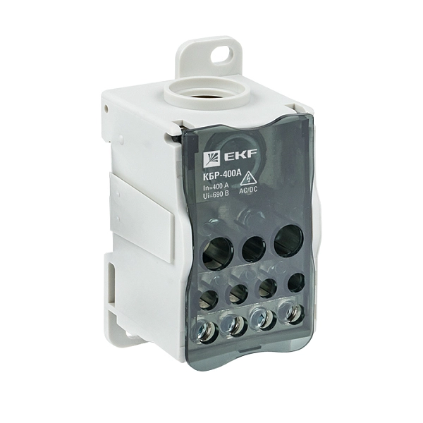 Распределительный блок на DIN-рейку 400A-КБР и монтажную панель  PROxima plc-kbr400 Распределительный блок на DIN-рейку 400A-КБР и монтажную панель  PROxima plc-kbr400 в каталоге ЮгКабель