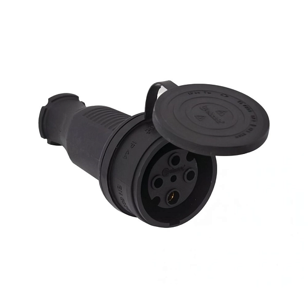 Розетка каучук 3-ф., 16А удлинитель IP44 3102-304-0300 в каталоге ЮгКабель