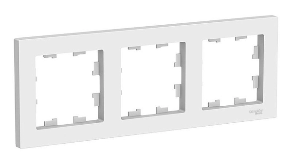 Рамка 3-местная (белый) Atlas ATN000103 Рамка 3-местная (белый) Atlas ATN000103 в каталоге ЮгКабель