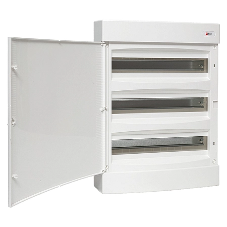 Щит настен. 54 мод. (526x396x112) IP41 "Unix" белая дверь EKF PROxima ux-3x18-nw - купить по низкой цене в Краснодаре | ЮгКабель