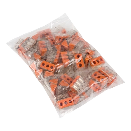 Клемма миниатюрная 3х2,5-6 (с пастой) линейное расположение контактов plc-smk-773-173 - купить по низкой цене в Краснодаре | ЮгКабель