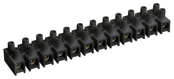 Зажим винтовой ЗВИ- 3 н/г 1,0-2,5 мм2 (на 12 клемм) черные (2шт/блистер) UZV5-003-04-2 Зажим винтовой ЗВИ- 3 н/г 1,0-2,5 мм2 (на 12 клемм) черные (2шт/блистер) UZV5-003-04-2 в каталоге ЮгКабель