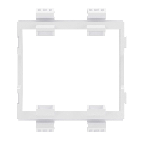 Каркас под розетку VIVA, 2 модуля, белый, RAL 9016  F0000A - купить по низкой цене в Краснодаре | ЮгКабель