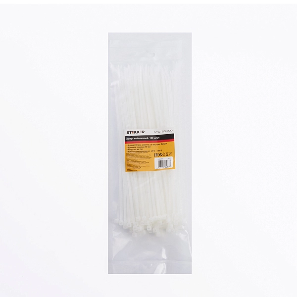 Хомут 2,5х200мм нейлон (100шт) NYCT25-200 32775 в каталоге ЮгКабель