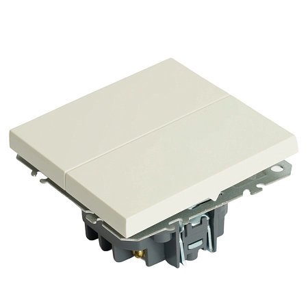 Переключатель перекрестный СП 2-м механизм (белый фарфор) soft touch Эмили RSW10-5111-01 50162 в наличии по выгодной цене. Краснодар. ЮГКАБЕЛЬ.