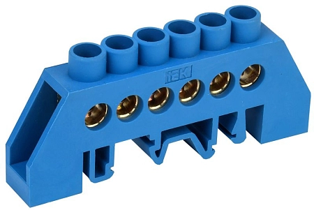 Шина N "ноль" в комбинированном DIN-изоляторе типа "Стойка" ШНИ-8х12-6-КС-С YNN10-812-6DP-K07 Шина N "ноль" в комбинированном DIN-изоляторе типа "Стойка" ШНИ-8х12-6-КС-С YNN10-812-6DP-K07