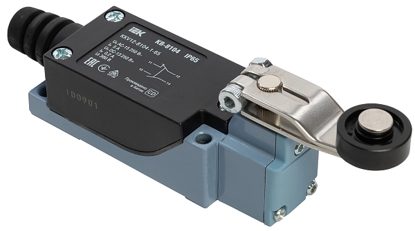 Выключатель концевой КВ-8104 IP65 (рычаг с роликом) KKV12-8104-1-65 Выключатель концевой КВ-8104 IP65 (рычаг с роликом) KKV12-8104-1-65 в каталоге ЮгКабель