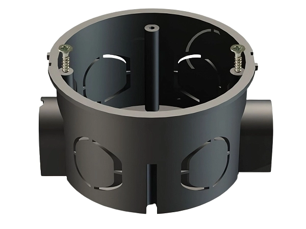 Коробка установочная СП d68х45 под бетон с соединительными модулями (черный) GE40010-05 Коробка установочная СП d68х45 под бетон с соединительными модулями (черный) GE40010-05 в каталоге ЮгКабель