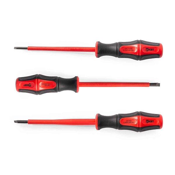 Отвертка диэлектрическая (профи) шлиц 5,5*125 квт 78610 в каталоге ЮгКабель