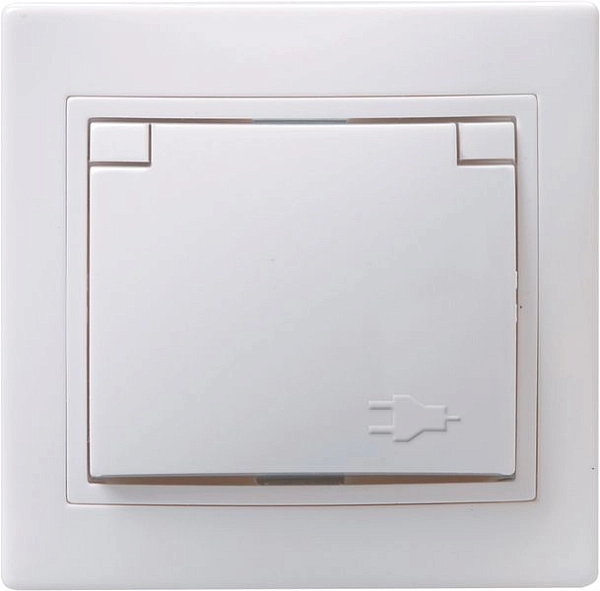 Розетка СП 1-м с з/к с з/ш с крышкой в сборе (белый) Кварта ERK12-K01-16-DM Розетка СП 1-м с з/к с з/ш с крышкой в сборе (белый) Кварта ERK12-K01-16-DM в каталоге ЮгКабель