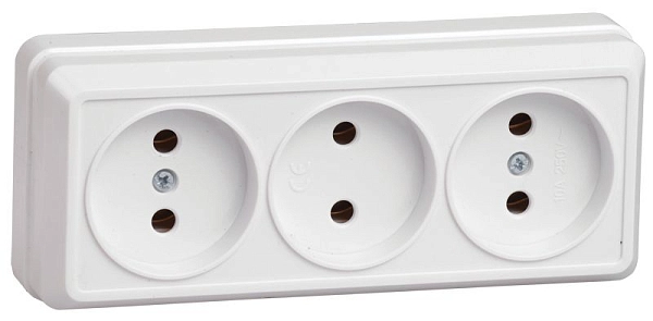 Розетка ОП 3-м (белый) Октава ERO30-K01-10-DC Розетка ОП 3-м (белый) Октава ERO30-K01-10-DC в каталоге ЮгКабель
