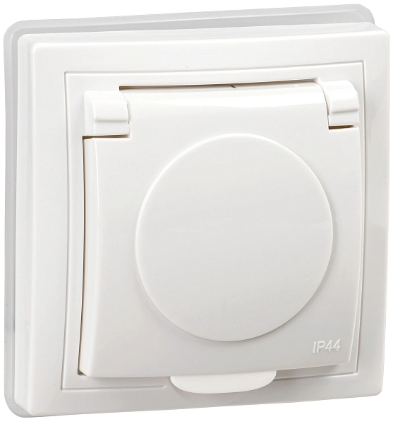 Розетка СП 1-м с з/к с з/ш с крышкой IP44 в сборе (белый) Кварта KV-R16-16-44-K01 Розетка СП 1-м с з/к с з/ш с крышкой IP44 в сборе (белый) Кварта KV-R16-16-44-K01 в каталоге ЮгКабель