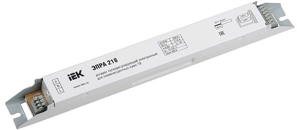 ЭПРА 2х18Вт Т8/G13 (290х30х27) LLV218D-EBFL-2-18 в каталоге ЮгКабель