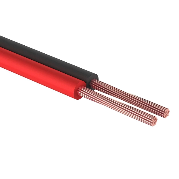 Кабель акустический 2х2,5 красно-черн (Алюминий/медь) 01-6108-3 в каталоге ЮгКабель
