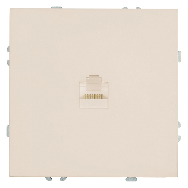 Розетка СП 1-м компьютерная RJ45 UTP механизм (кашемир) soft touch Эмили RST00-5117-08 49899 в каталоге ЮгКабель